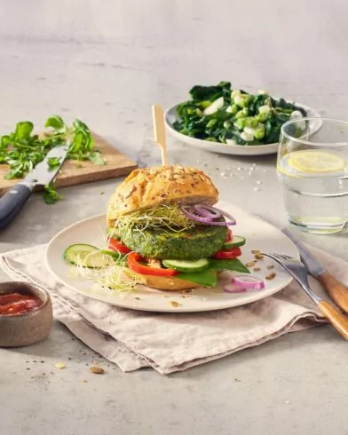 Roślinne burgery FRoSTA