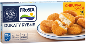 Dukaty rybne – kotlety rybne z mintaja w chrupiącej panierce od FRoSTY