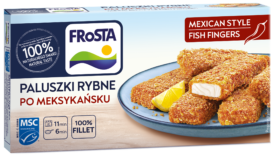 Paluszki rybne w panierce po meksykańsku z pikantnymi przyprawami