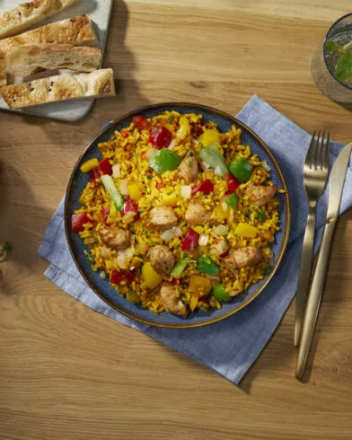 Gyros style chicken - Danie z kurczakiem w stylu gyros