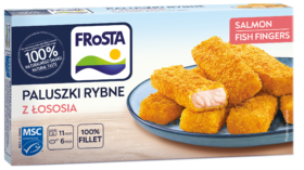 Paluszki rybne z łososia w złotej, chrupiącej panierce