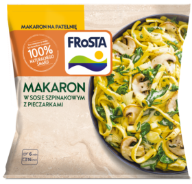Makaron z łososiem – szpinakowe tagliatelle w koperkowym sosie