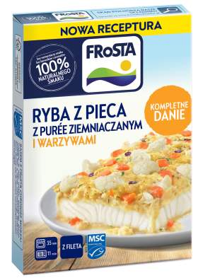 Ryba z pieca z puree ziemniaczanym i warzywami – pieczona ryba z ziemniakami i warzywami