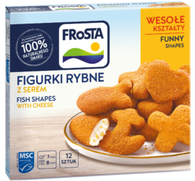 Jedzenie dla dzieci – figurki rybne z serem w wesołych kształtach