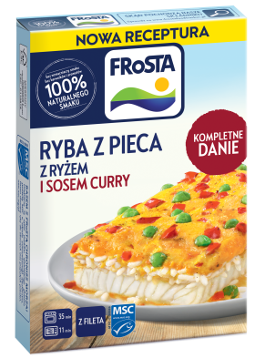 Ryba z pieca z ryżem i sosem curry – FRoSTA ryba z pieca