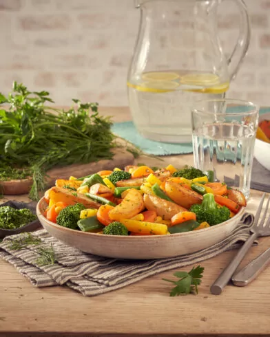 Warzywa na patelnię - Z koperkiem i pietruszką