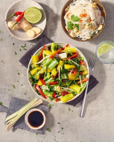 Warzywa na patelnię w stylu azjatyckim