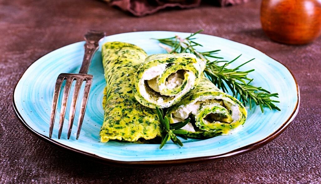 Naleśniki ze szpinakiem