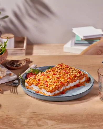 Ryba z pieca z pomidorami i ziołami